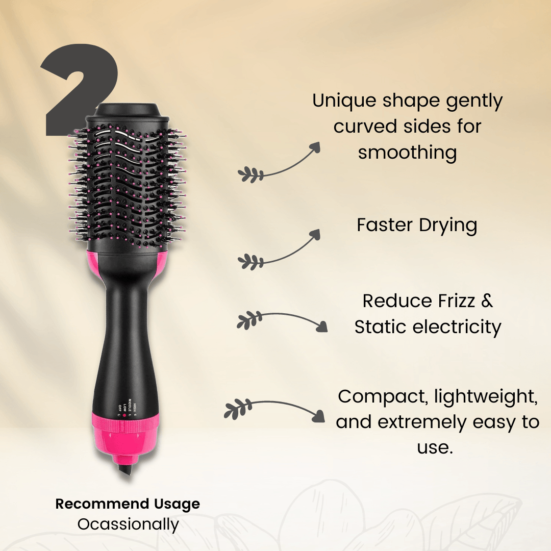 Ktein Hair Brush with All in 1 Heat Protection - Ktein Cosmetics By Nature Redefine Lifestyle