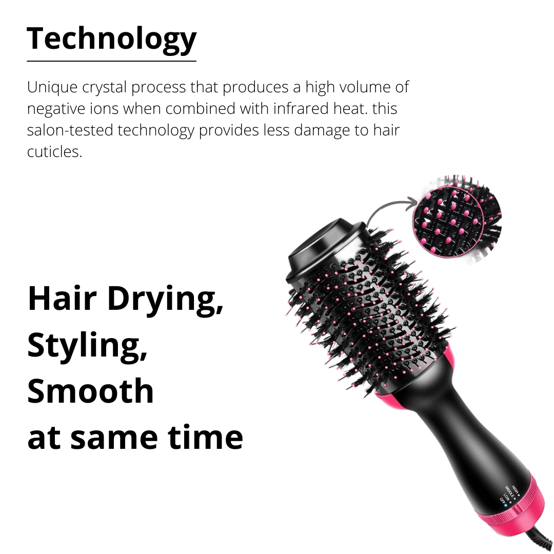 Ktein 3 in 1 professional hair brush - Ktein Cosmetics By Nature Redefine Lifestyle
