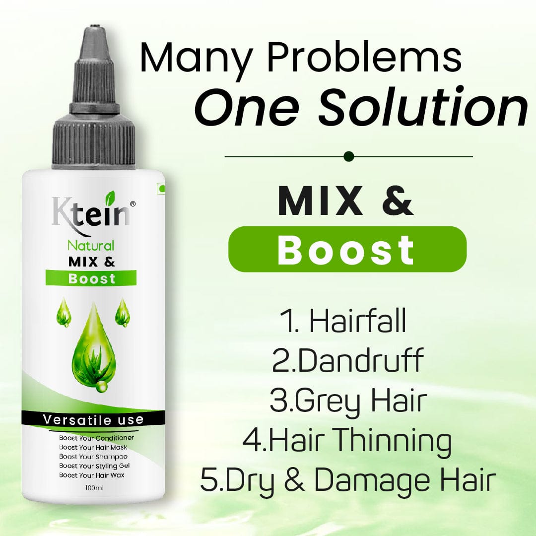 Ktein Natural Mix and Boost, Hypoallergenic Ingredient- Alcohol Free Booster for all your Hair products - Ktein Cosmetics - Essence Of Natural Hair Care Products