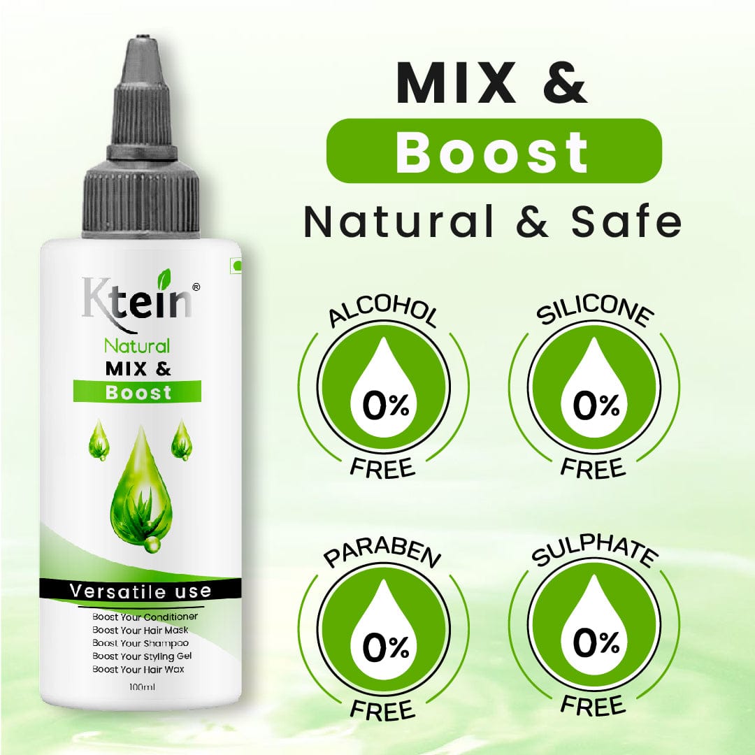 Ktein Natural Mix and Boost, Hypoallergenic Ingredient- Alcohol Free Booster for all your Hair products - Ktein Cosmetics - Essence Of Natural Hair Care Products