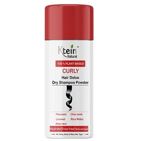 Ktein Natural 100% Plant Based Hair Detox Dry Shampoo Powder for Curly Hair (25g) - Ktein Cosmetics By Ktein Biotech Private Limited