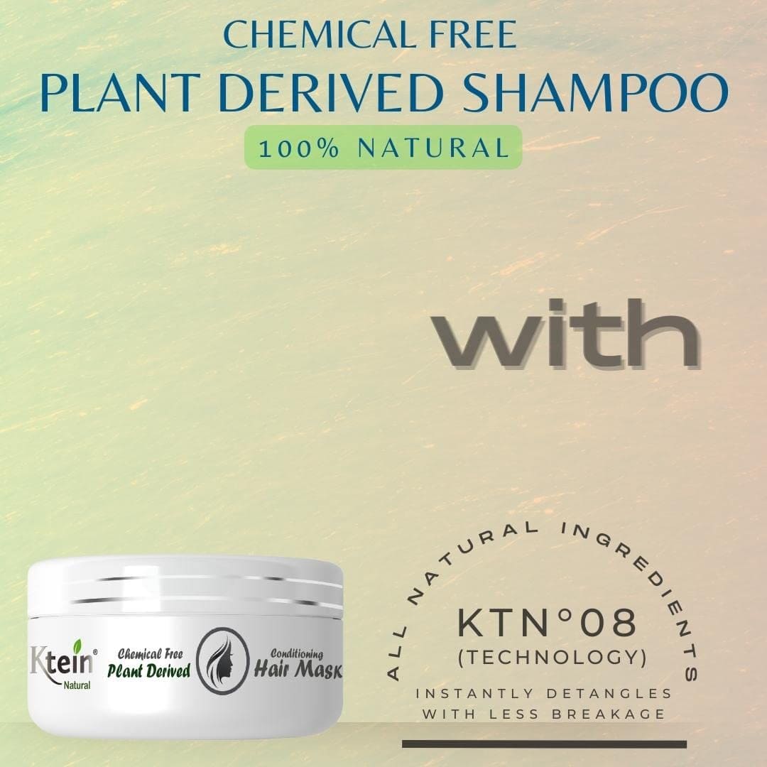 Chemical Free Plant Derived Shampoo & Conditioner Combo - 200ml – Ktein ...