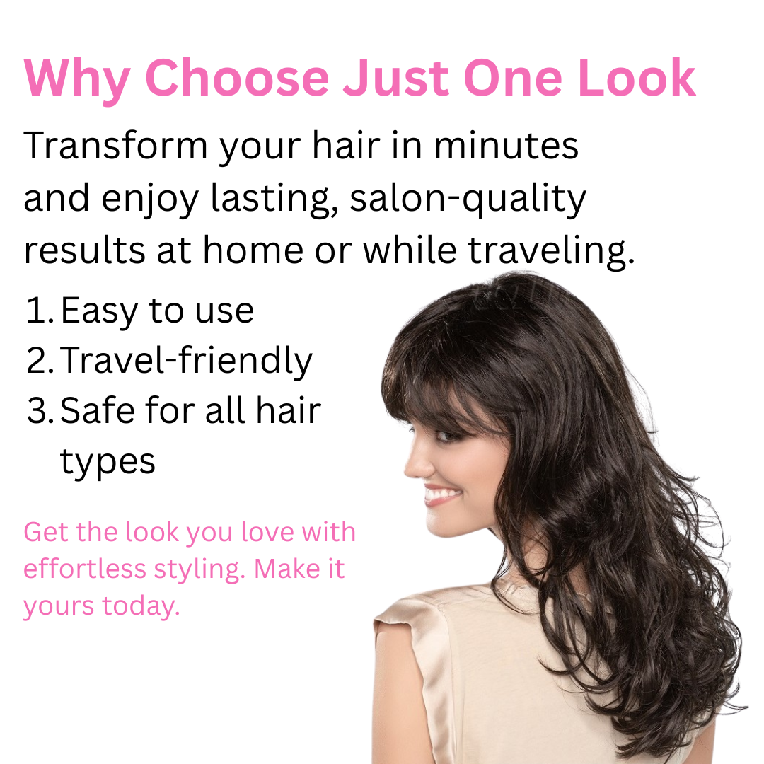 Ktein 2-in-1 Hair Styler – Curl, Wave & Straighten with Twisted Ceramic Plates | Innovative Twist-to-Set Temperature Control | Digital Heat Display up to 230°C | Tourmaline Anti-Frizz Technology