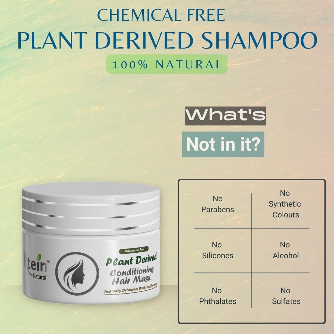 Chemical Free Plant Derived Conditioning Hair Mask - 100g - Ktein Cosmetics By Ktein Biotech Private Limited