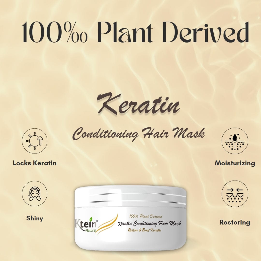 100% Plant Derived Keratin Conditioning Hair Mask - 200g - Ktein Cosmetics By Ktein Biotech Private Limited