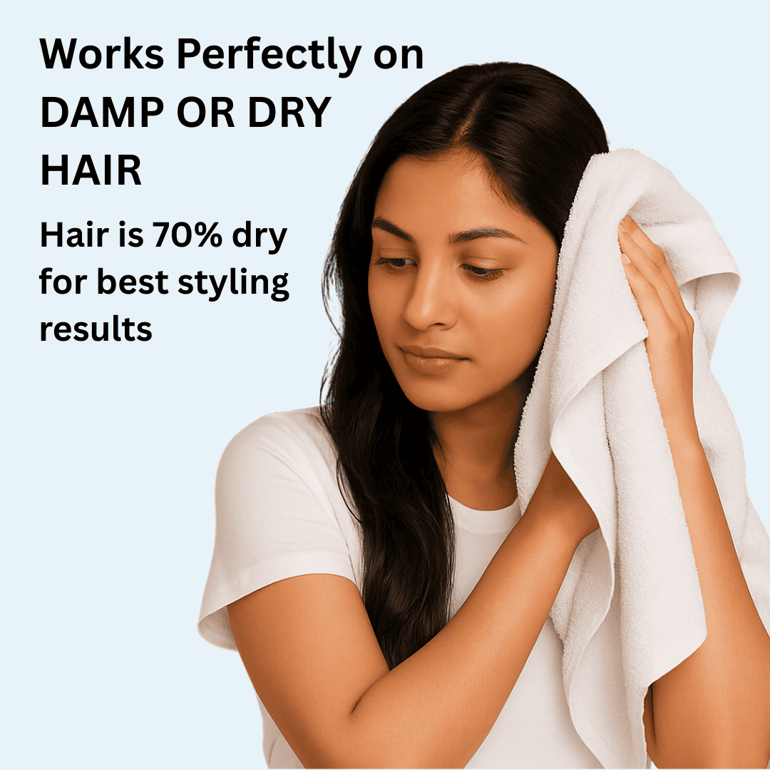Ktein Hair Straightener – Wide Plate Flat Iron for Damp and Dry Hair with 4 Temperature Settings, Dual Voltage, Travel Lock, and Quick Heat-Up - Ktein Cosmetics By Ktein Biotech Private Limited