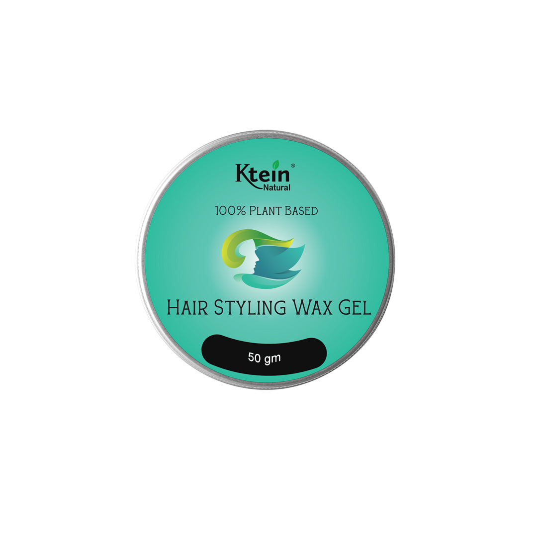 Ktein Hair Styling Wax Gel 50g 100% Plant Based Strong Hold Glossy Finish Reshapable for Men & Women
