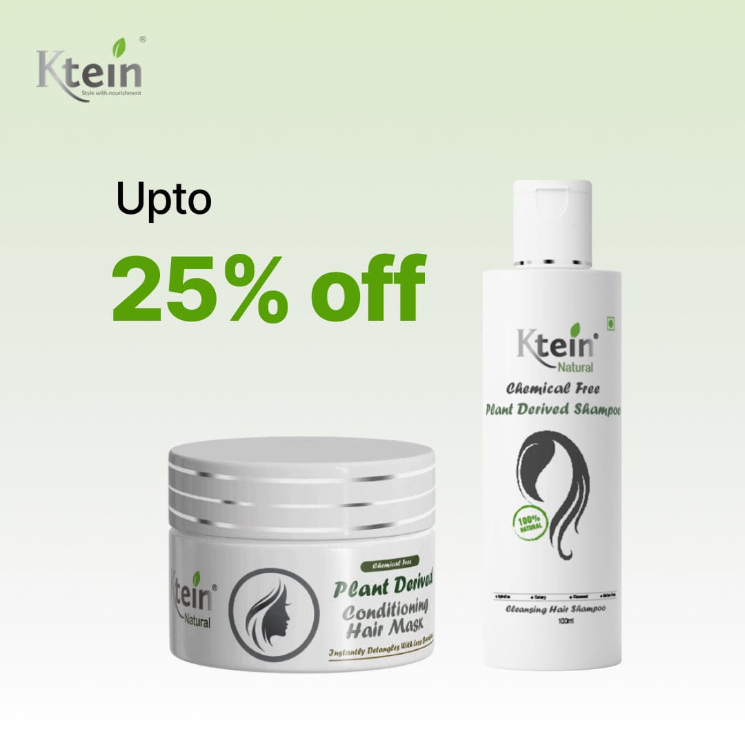 Chemical Free Plant Derived Shampoo & Conditioner 200ml-Special Offer - Ktein Cosmetics By Ktein Biotech Private Limited