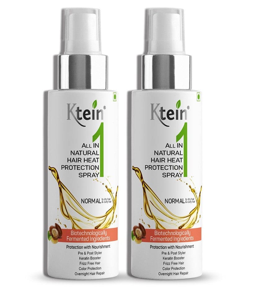 Ktein All in 1 Natural Hair Heat Protection Spray 100ml PACK OF 2