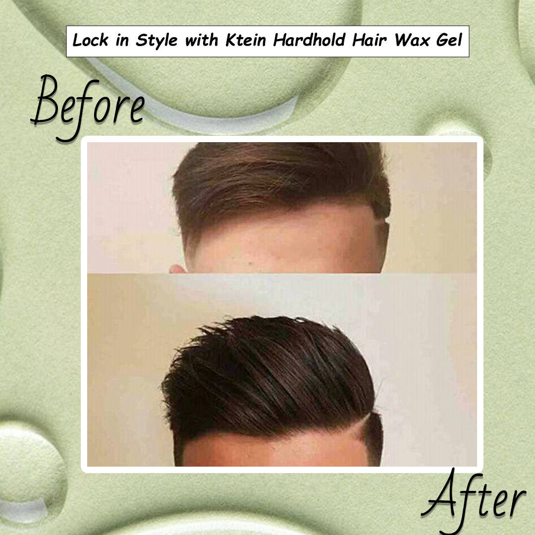 Ktein Hair Styling Wax Gel 50g 100% Plant Based Strong Hold Glossy Finish Reshapable for Men & Women - Ktein Cosmetics By Ktein Biotech Private Limited