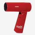 Ktein Mini Hair Dryer with Concentrator Nozzle, Dual Function Switch, and Hanging Loop - 1000W Compact Travel Hair Dryer