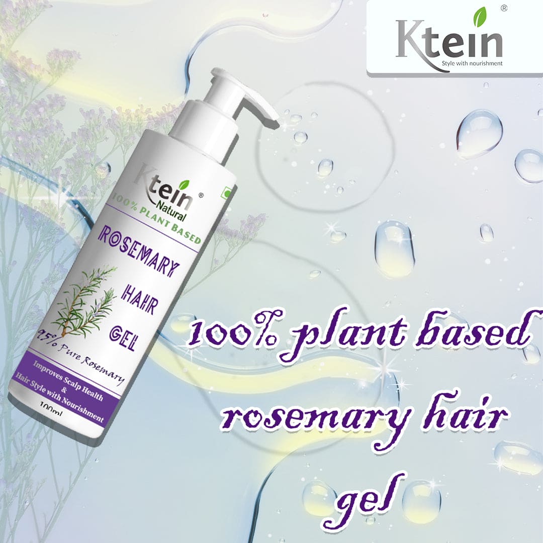 Ktein Rosemary Gel: Elevate Your Strands Naturally - 95% Rosemary Infused Hair Care Gel with Nourishing Benefits | Improves Scalp Health, Reduces Dandruff, Adds Shine, Strengthens Hair | Alcohol-Free, Sulfate-Free, Paraben-Free, Silicone-Free Brilliance - Ktein Cosmetics By Ktein Biotech Private Limited