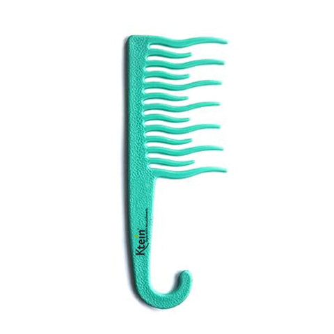 Ktein Shower Detangling Hair Comb - Wide Tooth Design, Gentle on Scalp, with Convenient Hanging Hook - Ideal for Curly and Wavy Hair. - Ktein Cosmetics By Ktein Biotech Private Limited
