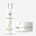 100% Plant Derived Keratin Shampoo & Conditioner Combo - 200ml
