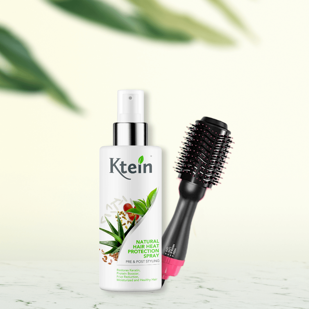 Ktein Hair Brush with Heat Protection - Ktein Cosmetics By Nature Redefine Lifestyle
