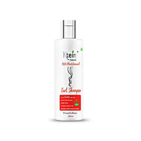Ktein 100% Plant Derived Natural Curl Shampoo 200ml - Ktein Cosmetics By Ktein Biotech Private Limited