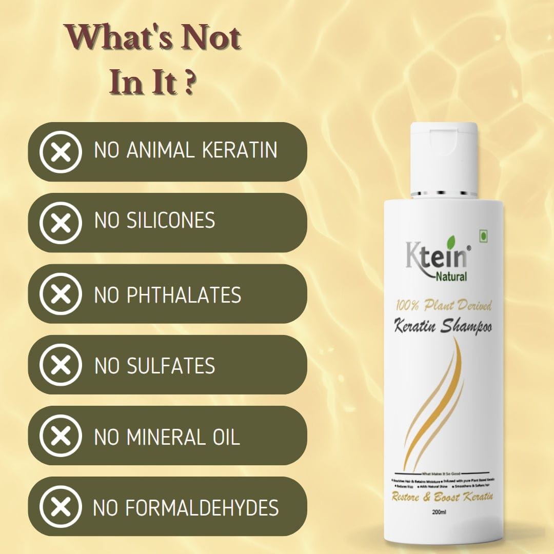 100% Plant Derived Keratin Shampoo - 100ml – Ktein Cosmetics By Ktein ...