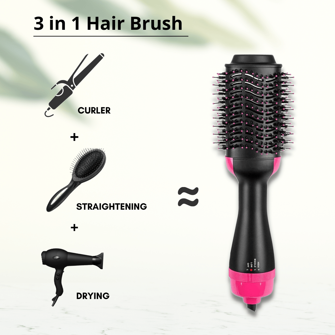 Ktein Hair Brush with Heat Protection - Ktein Cosmetics By Nature Redefine Lifestyle