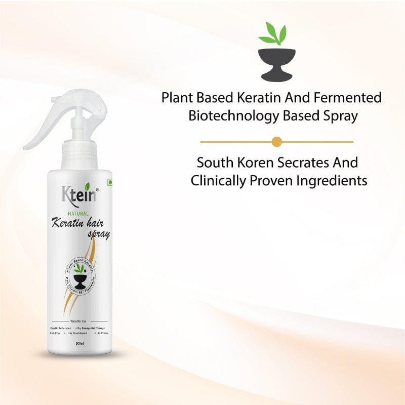 Ktein Natural keratin Hair Spray - Ktein Cosmetics By Ktein Biotech Private Limited