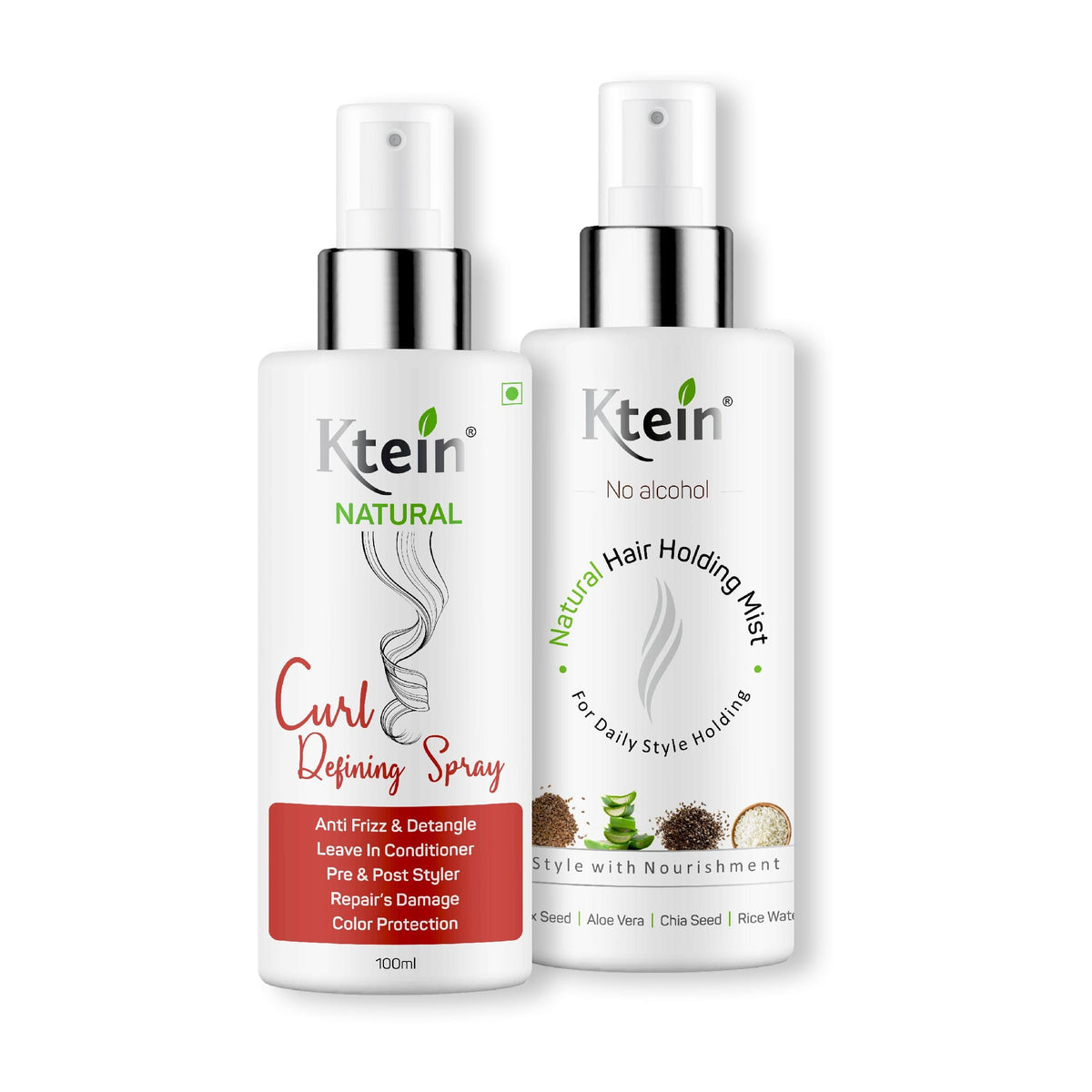 Curl Hairstyling Combo - Ktein Cosmetics - Essence Of Natural Hair Care Products