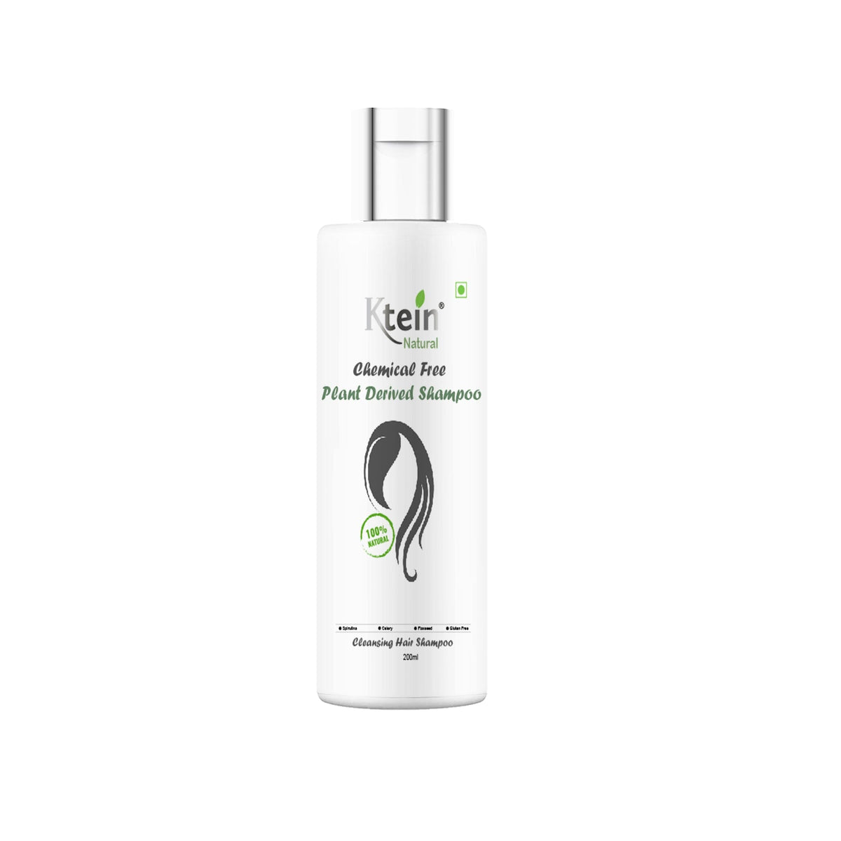 Chemical Free Plant Derived Shampoo - 200ml - Ktein Cosmetics By Ktein Biotech Private Limited