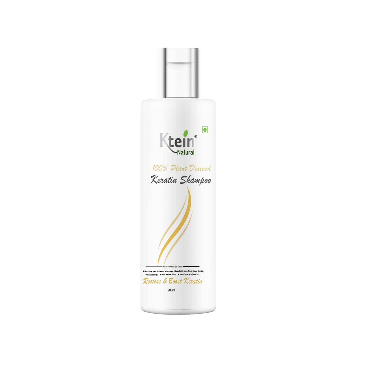 100% Plant Derived Keratin Shampoo - 200ml - Ktein Cosmetics By Ktein Biotech Private Limited